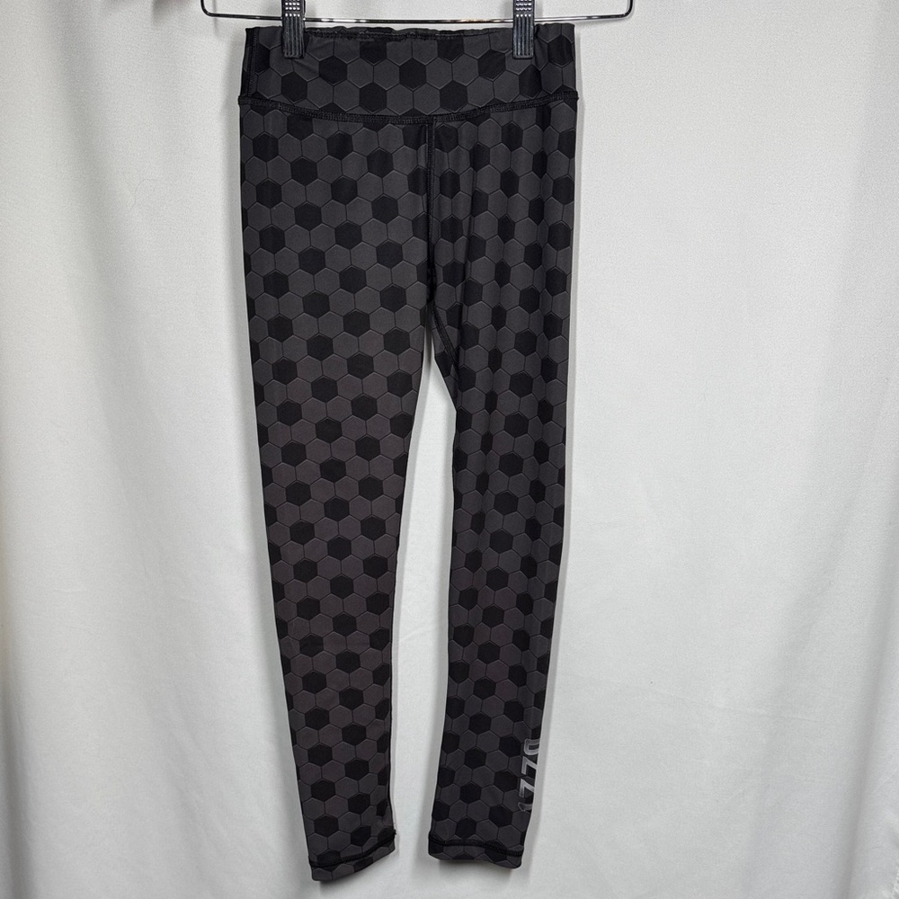 ❤️3/$30 Bend 1ZZ0 Kids Black Geometric Leggings